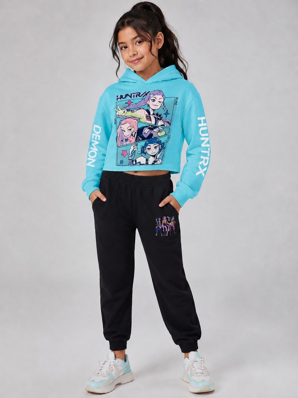 Black Girls' Jogger Pants - Comfortable Casual Bottoms